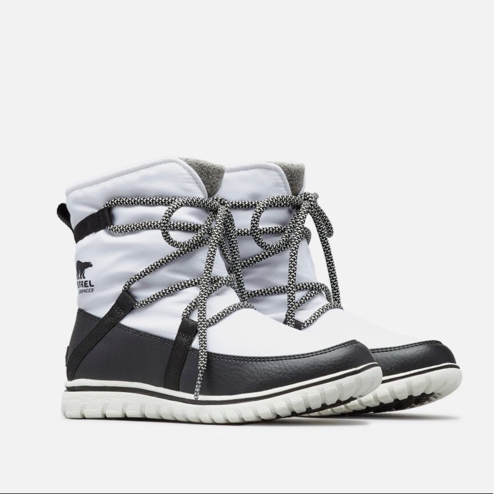 White Sorel boots